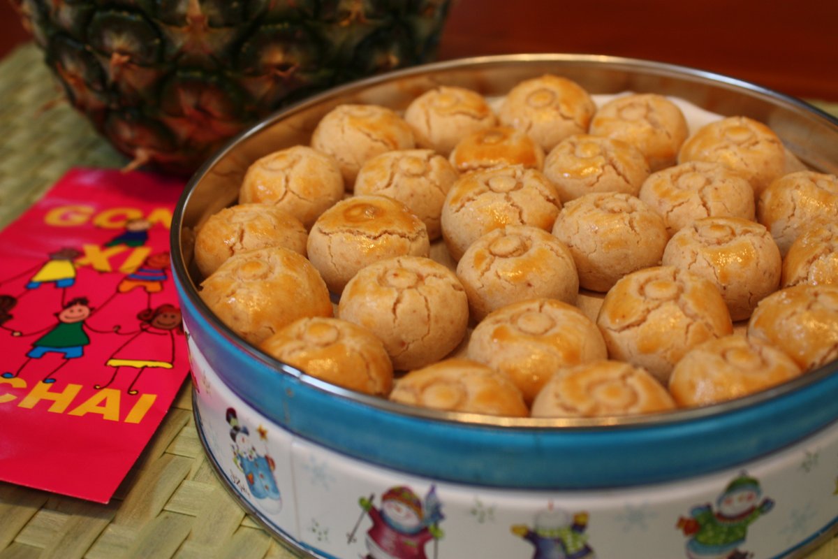 Chinese New Year Peanut Cookies.